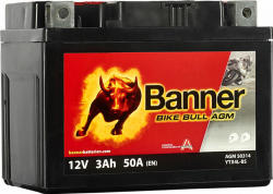 Banner Bike Bull AGM 12V 3Ah right+ YTX4L-BS/YT4L-BS (503 14)