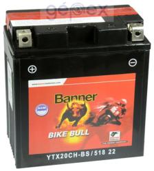 Banner Bike Bull AGM 12V 18Ah left+ YTX20CH-BS (518 22)