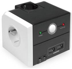 Bachmann PowerCube 3 Plug + 2 USB 2 m Switch (335.053)