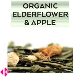 Johan & Nyström Organic Elfedeflower Apple Ízesített Zöldtea 100 g