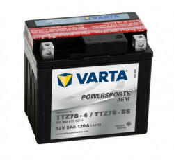 VARTA Powersports AGM 12V 7Ah right+ TTZ7S-4/TTZ7S-BS