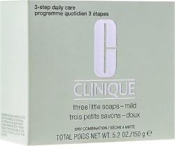 Clinique 3 Steps szappan száraz és kombinált bőrre (Three Little Soaps) (150 g)