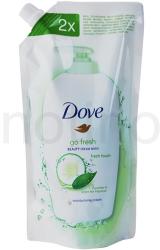 Dove Go Fresh Fresh Touch uborka és zöld tea folyékony szappan utántöltő (500 ml)