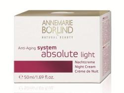 Annemarie Börlind System Absolute Light Anti-aging Éjszakai krém könnyű textúrával 50 ml