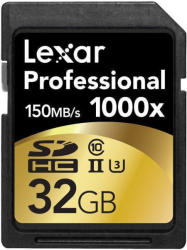 Lexar SDHC 32GB UHS-II 1000x LSD32GCRBEU1000