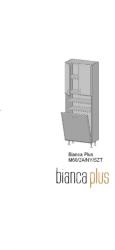 Vertex Bianca Plus 60 Magas 2 Ajtóval Szennyestartóval (BM602ANYSZT)