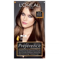 Vásárlás: L'Oréal Preference 5E Bruges Világosbarna Hajfesték, hajszínező  árak összehasonlítása, Preference 5 E Bruges Világosbarna boltok