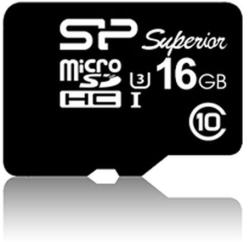 Silicon Power microSDHC Superior UHS-I(U3) 16GB (SP016GBSTHDU3V10-SP)