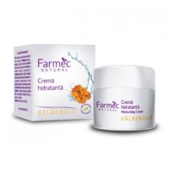 Farmec Natural - crema hidratanta galbenele 50 ml