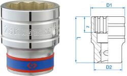  king tony dugókulcs kézi 1/2" 14 12* 433014mr