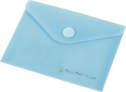 Panta Plast Irattartó tasak A6 PP patentos pasztell kék (410005203)