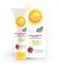 Gerovital Sun Crema anti-imbatranire fata SPF 50 50 ml