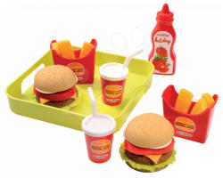 Ecoiffier Set hamburger pe tava ECO957 Bucatarie copii