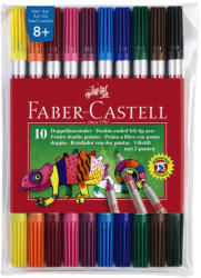 Faber-Castell Carioci cu 2 capete 10 culori/set FABER-CASTELL, FC151110