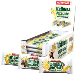 Nutrend Wellness Oats Cake Zabpehely Szelet 20x70 g