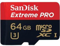 SanDisk microSDXC Extreme Pro 64GB UHS-I Class 10 SDSDQXP-064G-G46A