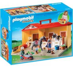 Playmobil Set Mobil Grajd cu Ponei (5348)
