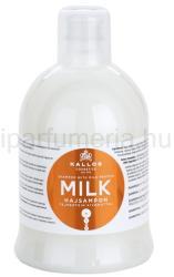 Kallos KJMN hidratáló sampon száraz és sérült hajra (Shampoo with Milk Protein) 1 l
