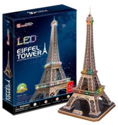 CubicFun 3D puzzle LED világítással Eiffel-torony 82 db-os (L091H)