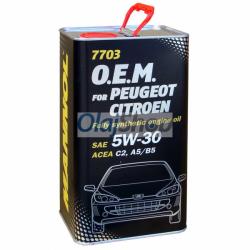 MANNOL 7703 OEM for Peugeot Citroen 5W-30 4 l