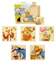 Brimarex Dobozos fa puzzle Micimackó 6x4 db-os (1567178)