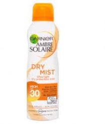Garnier Ambre Solaire Dry Mist - Spray de corp pentru protectie solara SPF 30 200ml