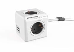 allocacoc PowerCube Extended 4 Plug + 2 USB 3 m (1404/1407)