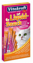 Vitakraft Cat Liquid Snack csirkével és taurinnal 6 db