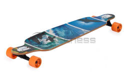 SPARTAN Longboard Surf Black (23323)