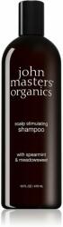 John Masters Organics Scalp stimuláló sampon egészséges fejbőrre Spearmint & Meadowsweet (Scalp Stimulating Shampoo) 473 ml