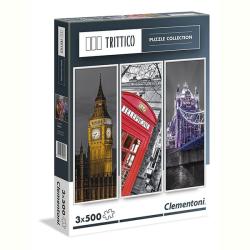 Clementoni Trittico - London 3x500 db-os (39306)