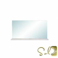 Leziter SOL 120 polcos tükör tükörfényes fehér SOL120TPTFF