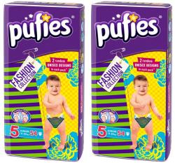 Pufies Fashion Collection 5 Junior 11-25 kg - Jumbo Pack 54 buc