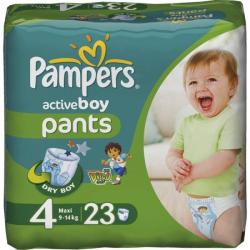 Pampers Active Boy Pants 4 Maxi 9-14 kg 23 buc