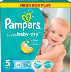 Pampers Active Baby 5 Junior 11-18 kg Economy Mega Box - 132 buc (Scutec) -  Preturi