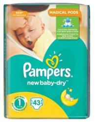Pampers NewBaby-Dry 1 Newborn 2-5 kg 43 buc