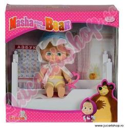 Simba Toys Masha si ursul: Noapte buna - Set cu papusica Masha (109301821)