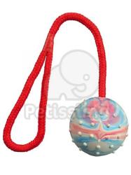 TRIXIE jucărie câini Minge pe sfoară 6 cm / 30 cm