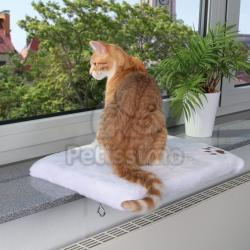 TRIXIE Sezlong pervaz pentru pisici alb 51x36 cm