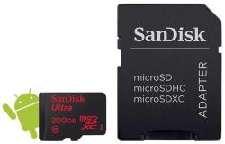 SanDisk Ultra microSDXC 200GB Class 10 SDSDQUAN-200G-G4A