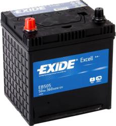 Exide Excell EB505 50Ah 360A left+ (EB505)
