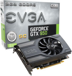 EVGA GeForce GTX 950 Superclocked 2GB GDDR5 128bit (02G-P4-2951-KR)