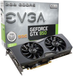 EVGA GeForce GTX 950 SSC ACX 2.0 2GB GDDR5 128bit (02G-P4-2957-KR)
