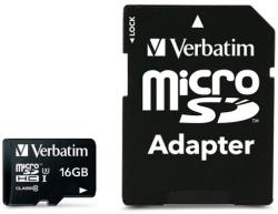 Verbatim Pro microSDHC 16GB Class 10 (47040)