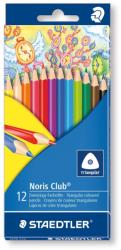 STAEDTLER Creioane colorate triunghiulare 12 culori/set STAEDTLER Noris
