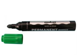 Molin Permanent marker, varf rotund, corp plastic, MOLIN - verde (ML-RTP230-12-5)