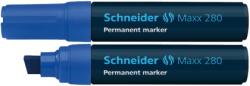 Schneider Permanent marker SCHNEIDER Maxx 280, varf tesit 4+12mm - albastru (S-128003) - viamond