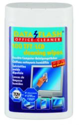 DATAFLASH Servetele umede mici pentru curatare monitoare TFT/LCD, 100/tub, DATA FLASH (DF-1522)