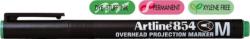 Artline OHP Permanent marker ARTLINE 854, varf mediu - 1.0mm - verde (EK-854-GR) - viamond