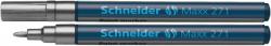 Schneider Marker cu vopsea SCHNEIDER Maxx 271, varf rotund 1-2mm - argintiu (S-127154) - viamond